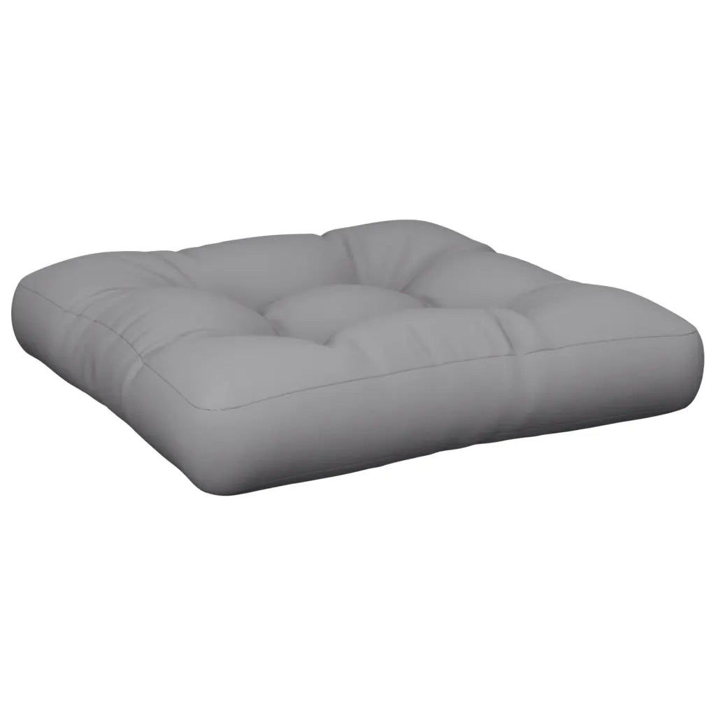 Cuscino per pallet | Cuscini per sedie Grigio 60x60x12 cm in Tessuto