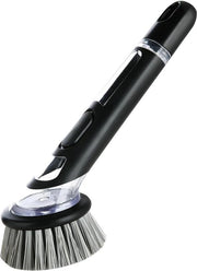 Spazzola per piatti con spazzola di pulizia per dispensatore di detersivo, spazzola per cucina per pentola, padella, pulizia vasca da bagno