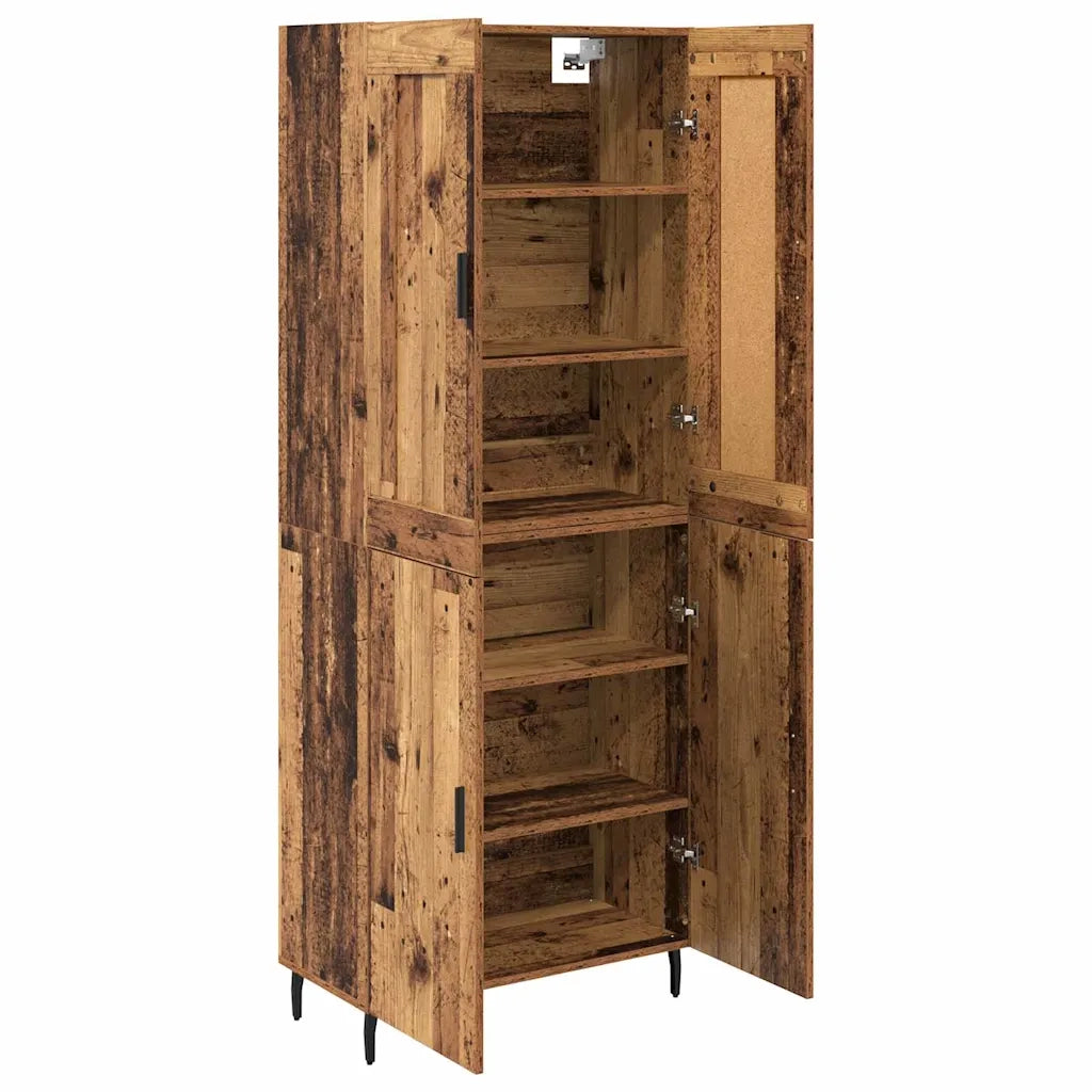 Credenza 2 pcs Legno vecchio Legno multistrato 3415781