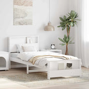 Struttura del letto Bianco 75 x 190 cm Legno multistrato