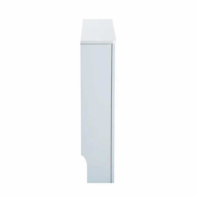 COPRITERMOSIFONE IN LEGNO A GRIGLIA BIANCO, 78X82X19CM