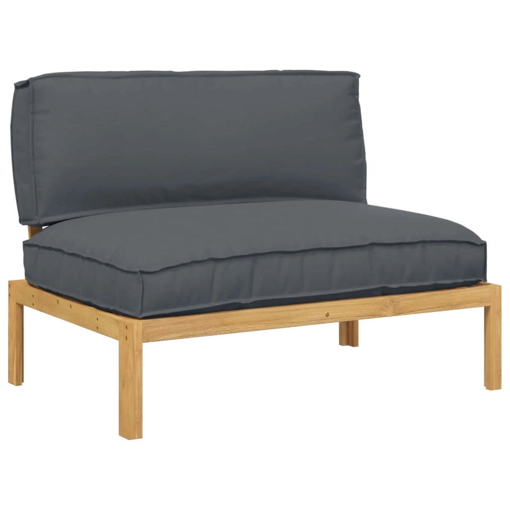 Set di divani con cuscino Antracite 120 x 92 x 69 cm 3418206