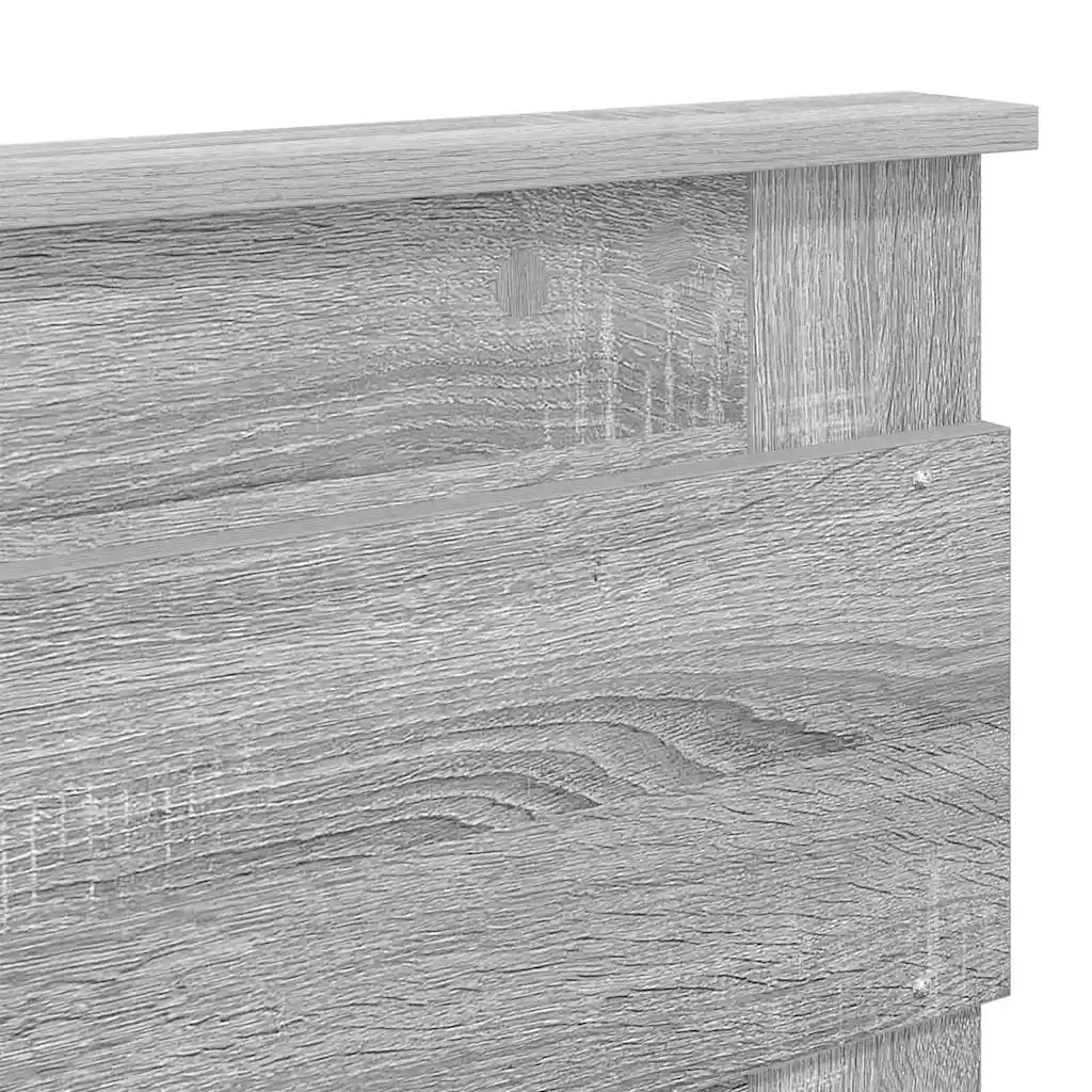Testiera-Testata-Testiera Decorativa Grigio Sonoma 180 cm Legno multistrato 421550