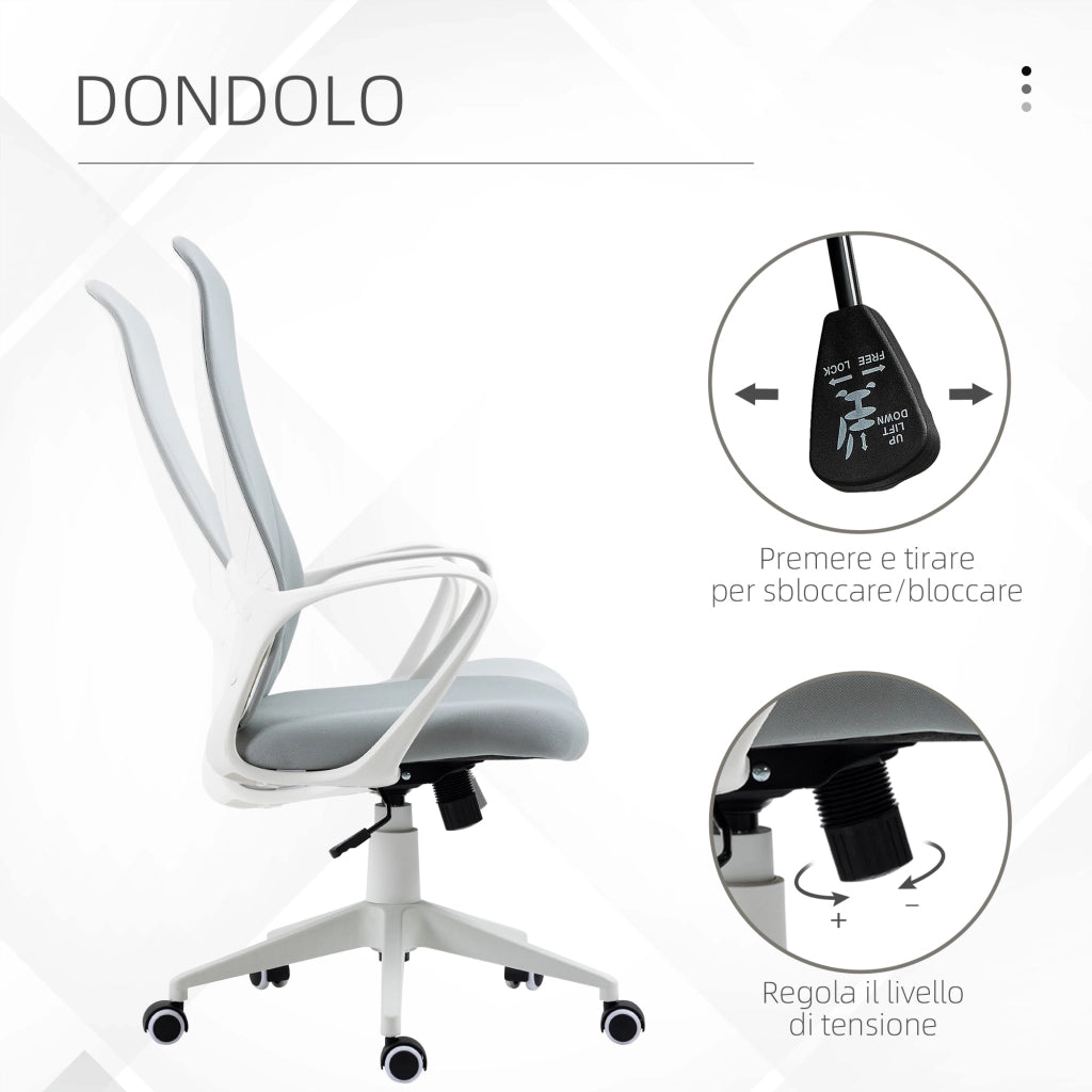 Sedia da Ufficio Ergonomica ¨C zephmum ¨C 62x56x110-119.5 cm