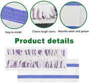 Adatto per Swiffer PowerMop spray pad per pulizia del pavimento, pacchetto da 10 pezzi, non consigliato per riutilizzo.