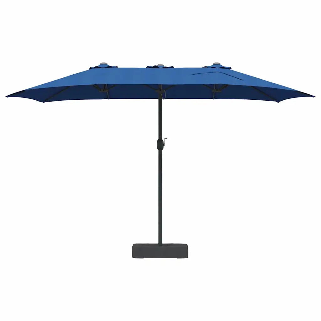 Ombrello | Parasol da giardino Azzurro 385 x 209 x 244 cm