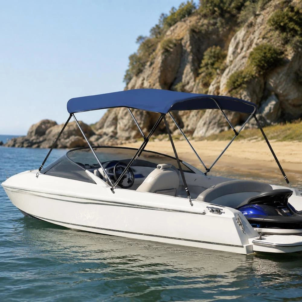 3-Bow Bimini Top Blue 183x180x137 Cm