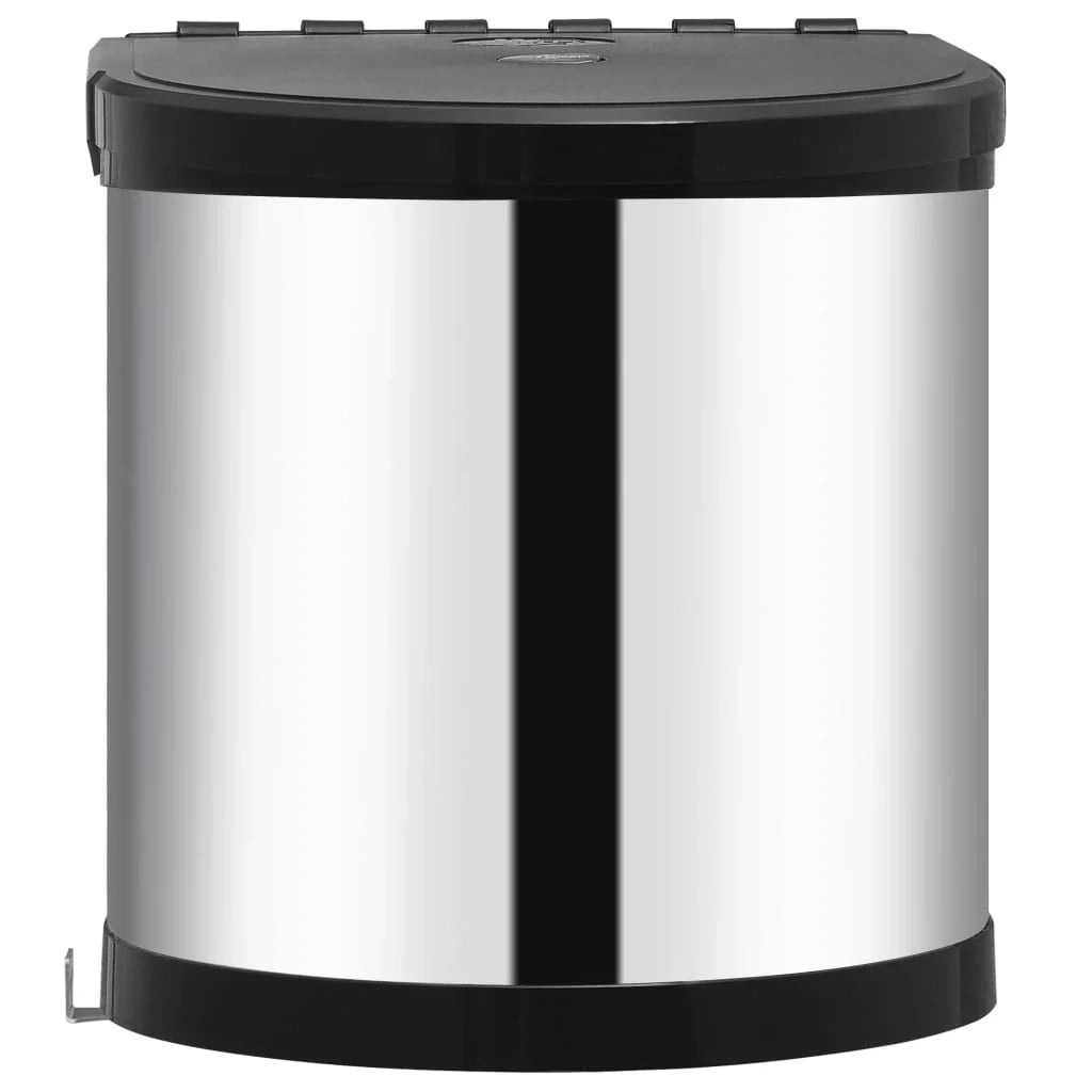 Pattumiera da cucina integrata in acciaio inox 8 litri 02_0006084