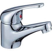 MISCELATORE LAVABO SIRIO H23 CROLLA  OTTONE CROMATO + PILETTA 11/4