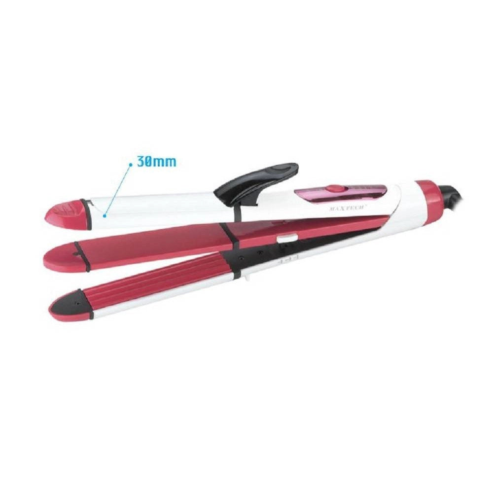 Trade Shop - Arricciacapelli Professionale Piastra 3in1 Pi-ca014 Capelli Mossi Lisci Frise 45w -