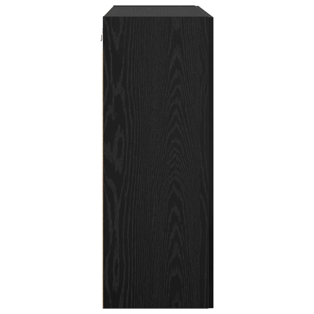 Armadietto a muro Rovere Nero 69,5 x 34 x 90 cm 879521