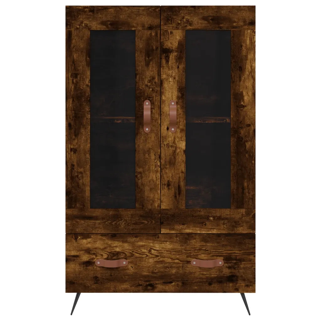 Credenza Rovere Fumo 69,5x31x115 cm in Legno Multistrato 828273