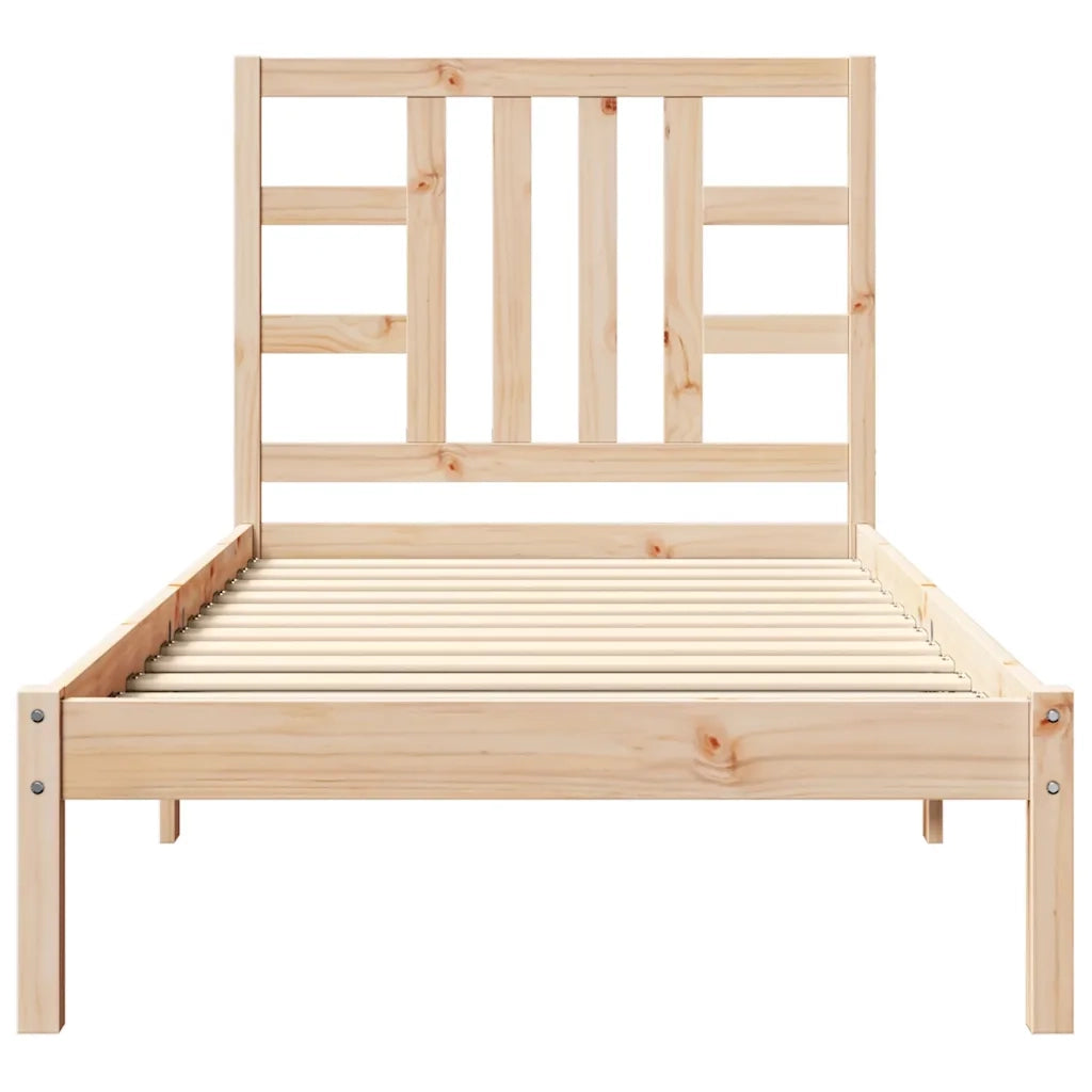 Giroletto-Struttura Letto in Legno Massello 90x200 cm 661494