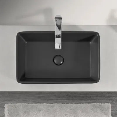 Mensolone bagno 140 cm grigio chiaro per lavabo da appoggio Master
