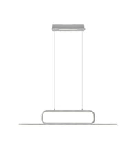 Lampada a Sospensione da Interno a led in Metallo Alluminio Spazzolato