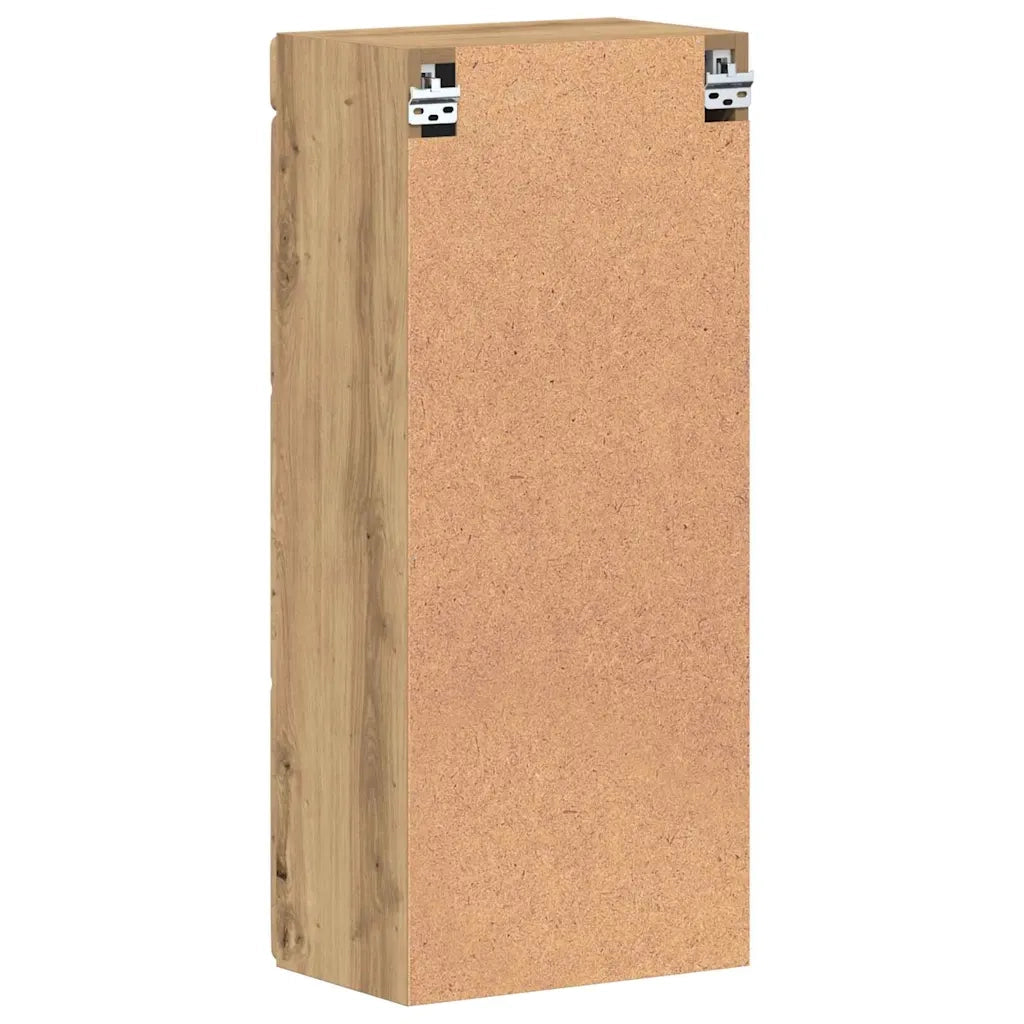Armadio da bagno a muro con porta TULUM Rovere artigianale