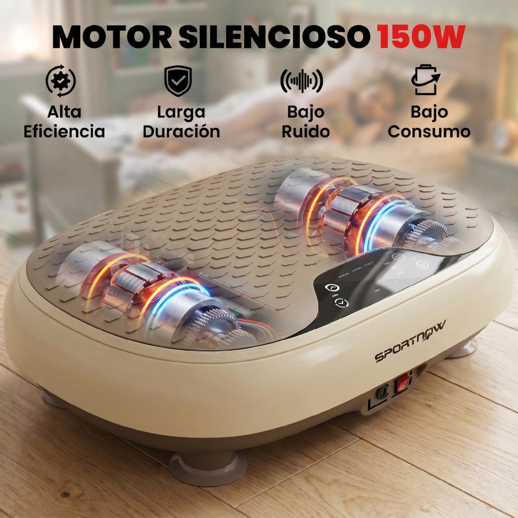 Piattaforma Vibrante 20 Velocita 3 Programmi LED Telecomando ¨C zephmum ¨C 120x60x15