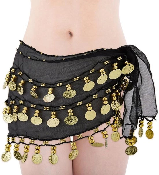 Abbigliamento da yoga con tasche posteriore - Costume sexy con monete dorate - Tuta da yoga con tasche posteriore - Abito da yoga con monete dorate - Costume da ballo con tasche posteriore - Stoffa morbida con monete dorate