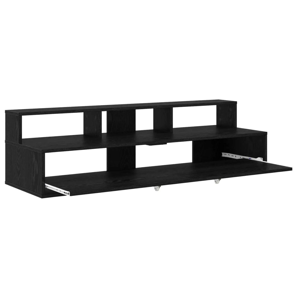 Scrivania studio Rovere Nero 130 x 42,5 x 36 cm 8006725