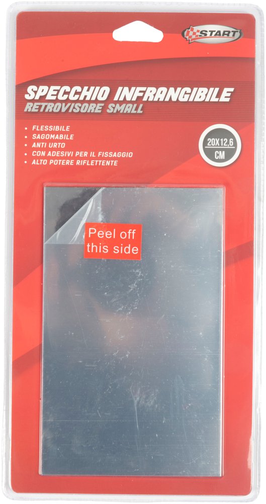 Specchio Infrangibile Retrovisore small per auto 20x12,6 cm
