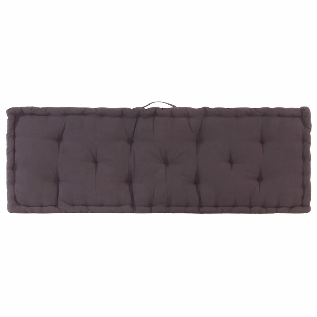 Cuscini per Pallet e Pavimento 2 pz in Cotone Antracite 3053635