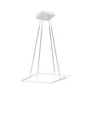 Plafoniera BARD a sospensione a led 39W Bianco 3394-40-102 Fabas Luce