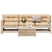 Set Divani da Giardino 4 pz con Cuscini Legno Massello di Pino 3250772