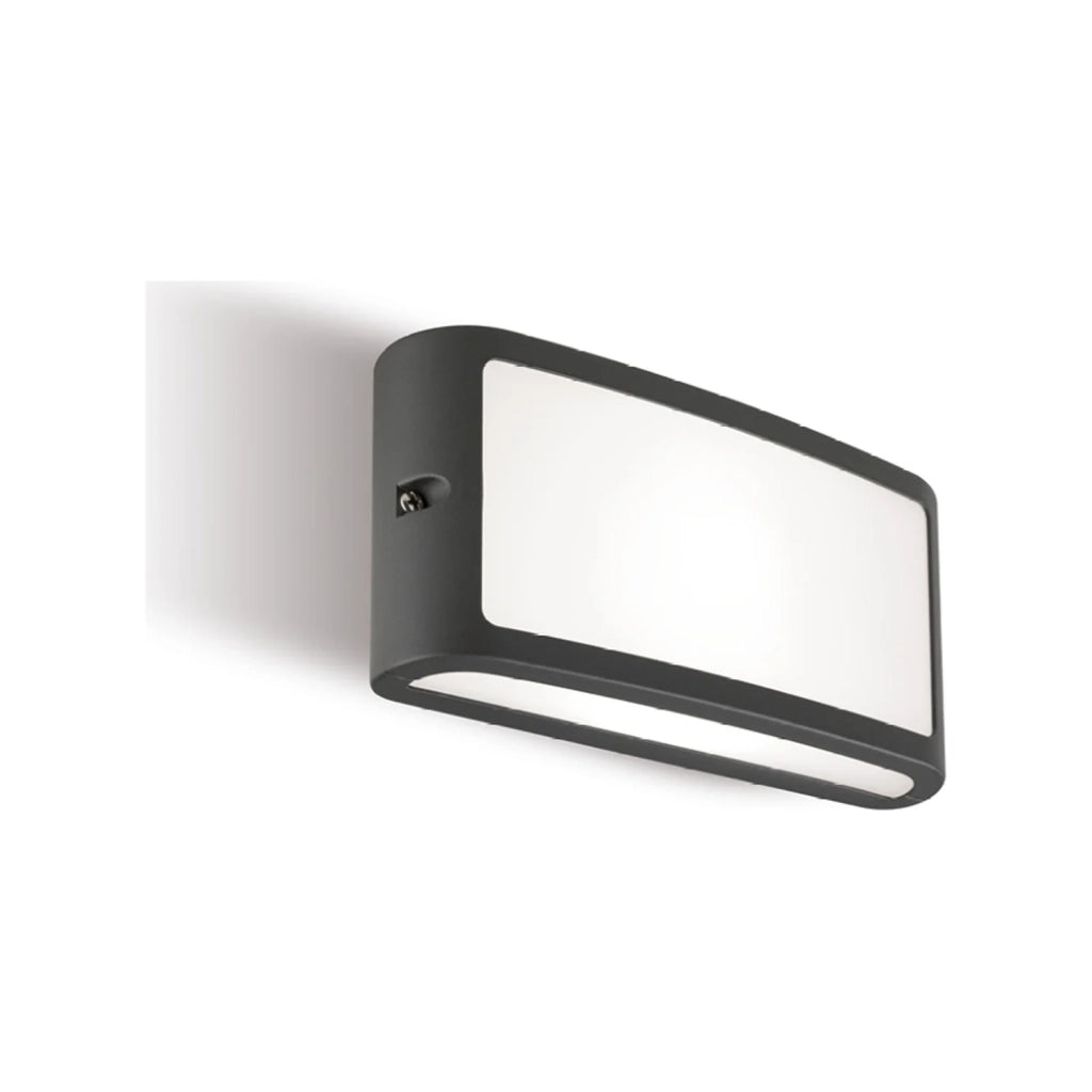 Applique Esterni Interni Alluminio Grigio Led 10 W 700 Lm 3000K Screen