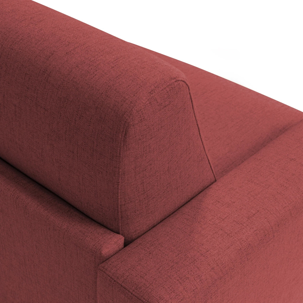 Nixon Divano letto c/mat. H 20 cm 200 cm (mat. 140x197) Rosso