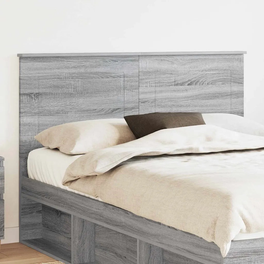 Testiera-Testata-Testiera Decorativa Grigio Sonoma 160 cm Legno multistrato 921425