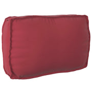 Cuscino per pallet per schienale rosso vino 70x40x12 cm in tessuto Oxford