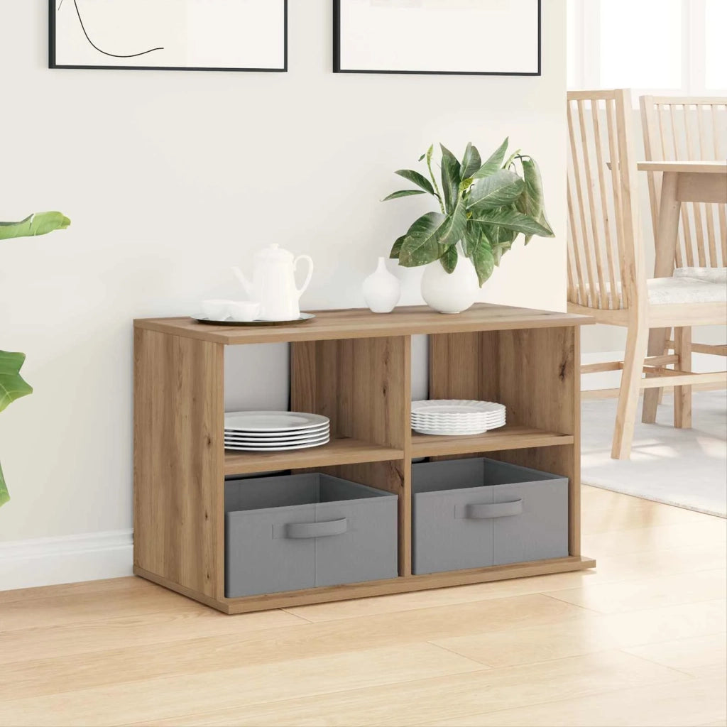 Supporto TV con cassetto Rovere artigianale 79 x 40 x 48 cm 8000467