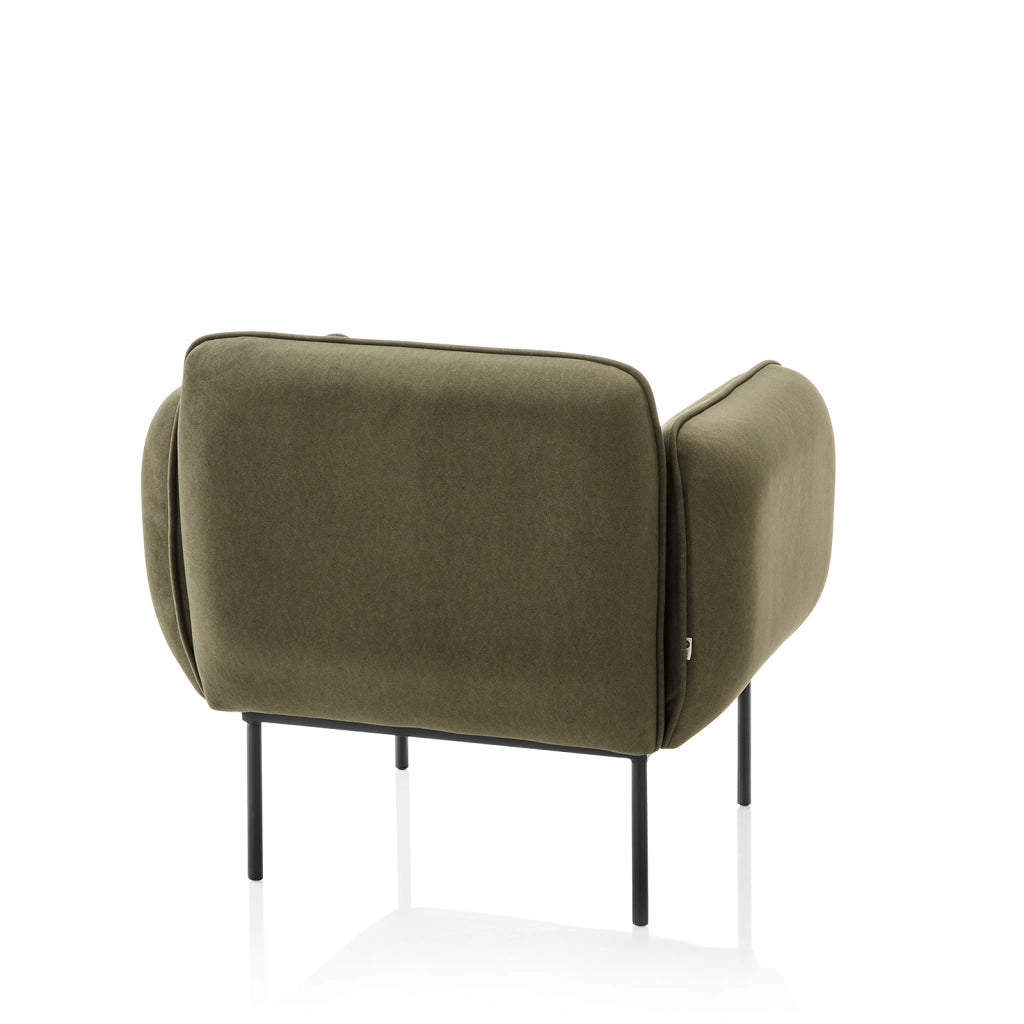 Poltrona VELOUR verde scuro