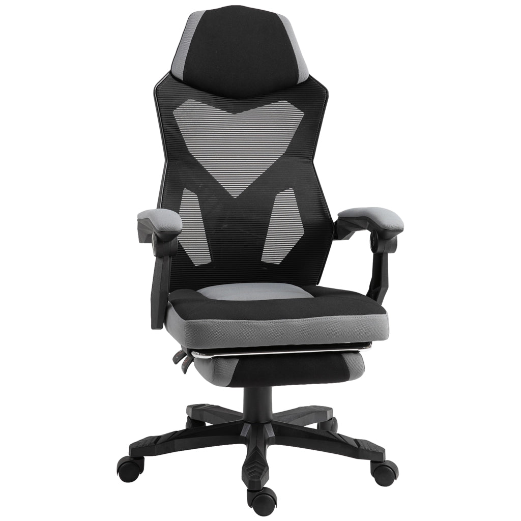 Sedia da Ufficio Ergonomica con Schienale Reclinabile ¨C Zephmum ¨C Grigio