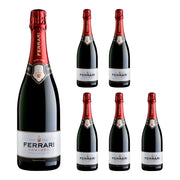 Ferrari demi-sec trento doc metodo classico 6 bottiglie da 0.75 litri ciascuna