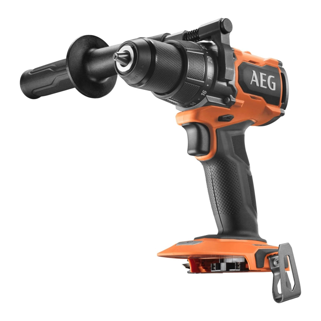 TRAPANO PERCUSSIONE 18V BRUSHLESS 2x5.0Ah - AEG + MANDRINO ANGOLARE IN OMAGGIO
