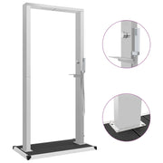 Doccia da Esterno con Piatto in WPC Acciaio Inossidabile cod mxl 47253