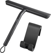 Tappo per doccia con chiodo di fissaggio - tirante per doccia - dispositivo di sicurezza per doccia - tirante per finestra - anti-slip - 21 cm nero Dispositivo di sicurezza per doccia