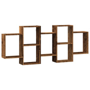 Scaffale a parete | Ripiano a parete | Mensola a parete Legno Vecchio 159x18x65 cm in Truciolato