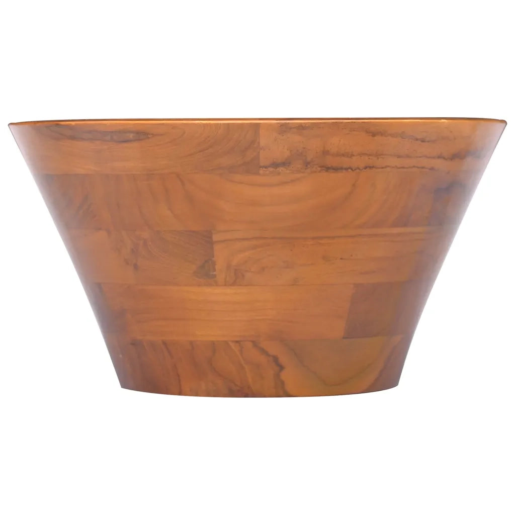 Lavabo in Legno Massello di Teak Î¦40x20 cm cod mxl 41851