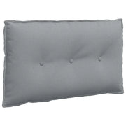 Cuscino per Schiena | Cuscino dorsale Grigio chiaro 80 x 19 x 50 cm Tessuto
