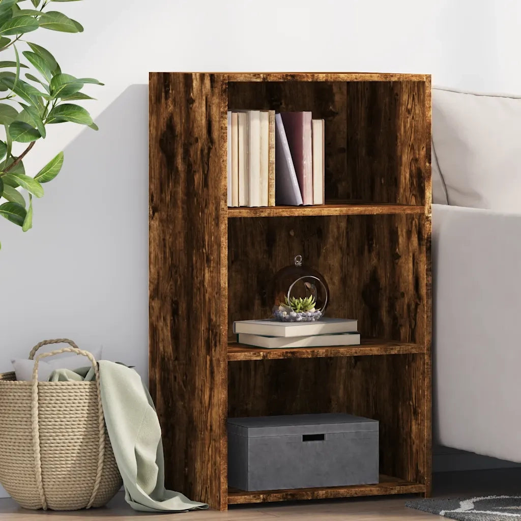 Credenza | Madia | Buffet da pranzo | Armadio da pranzo Rovere Fumo 50x41x93 cm in Legno Multistrato