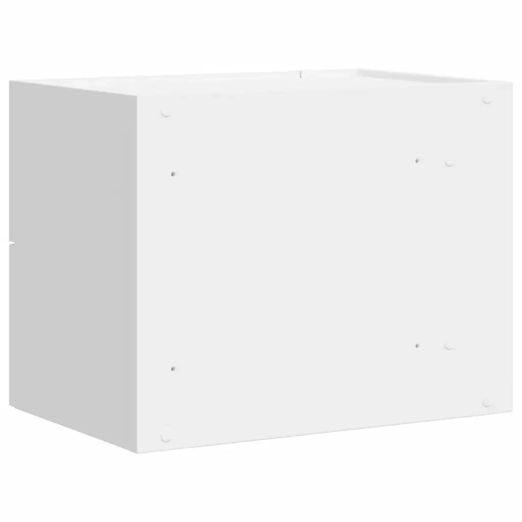 Comodino a Parete Bianco 45x30x35 cm 848325