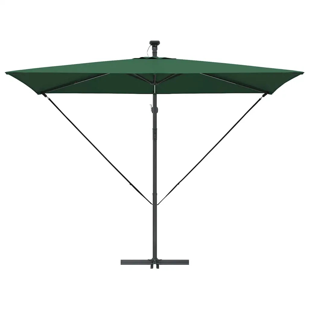 Ombrellone Verde 294 x 200 x 270 cm Poliestere e Alluminio 42003392