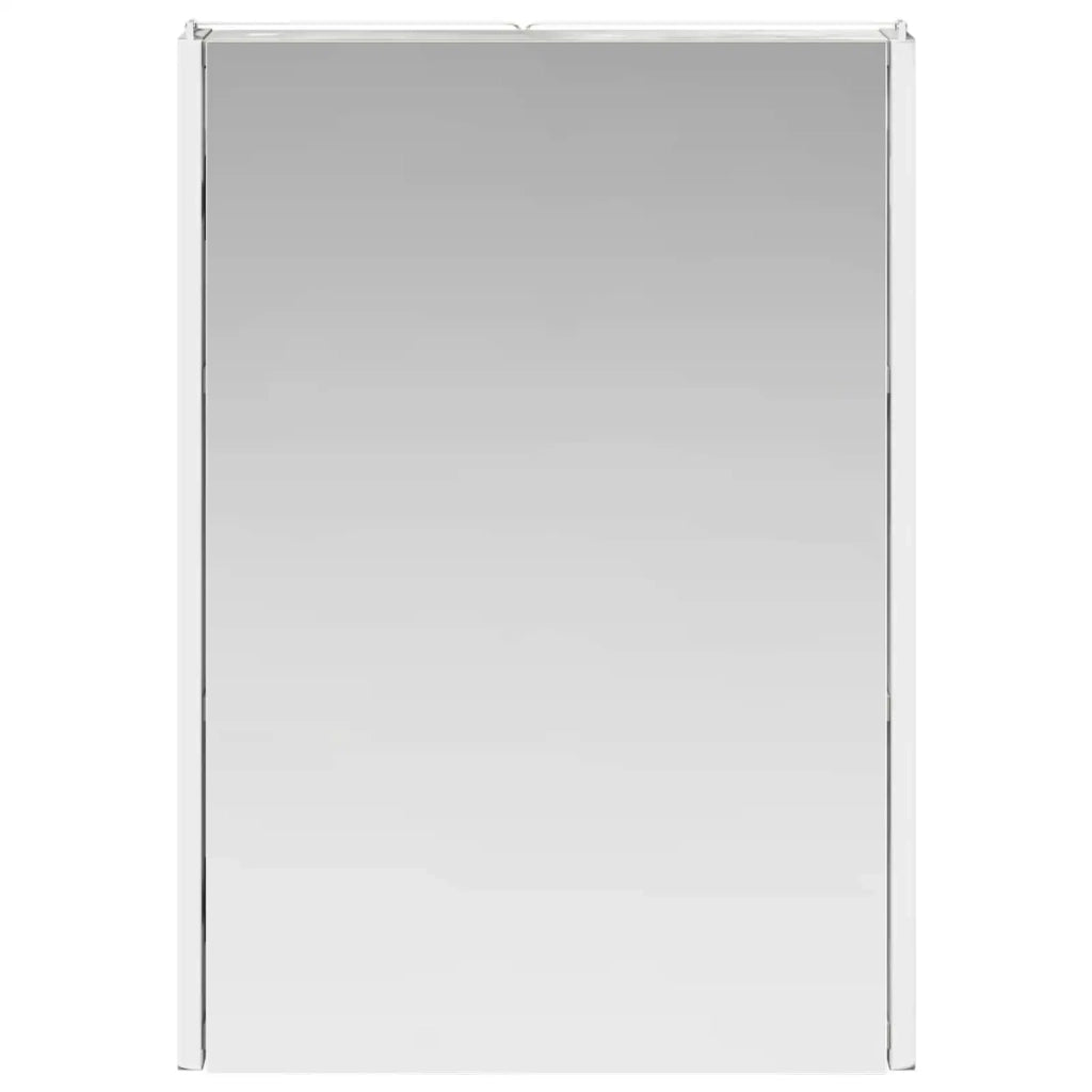 Mobiletto per specchio da bagno Grigio cemento