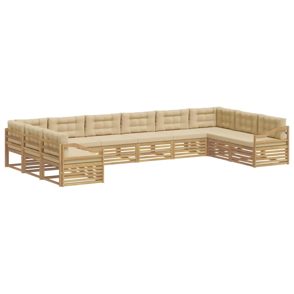 Set divani Legno di Acacia Massello