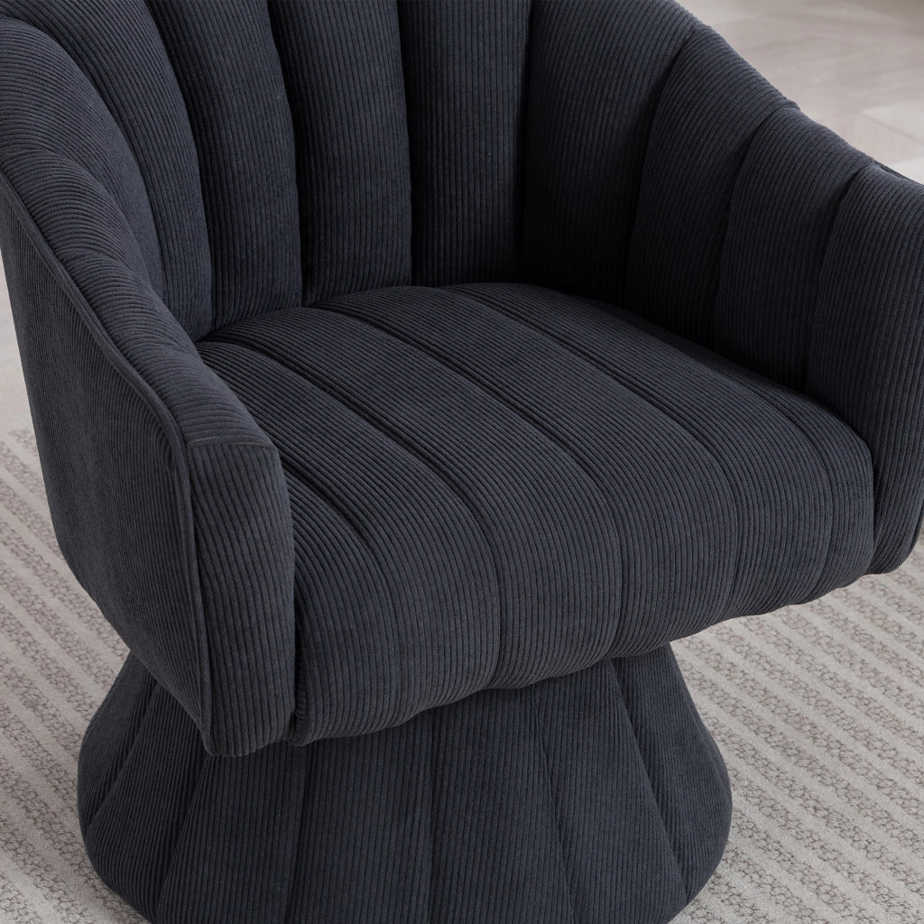 Sedia Girevole 360¡ã Ergonomica ¨C Xylo ¨C Grigio Scuro, Braccioli, Design Moderno