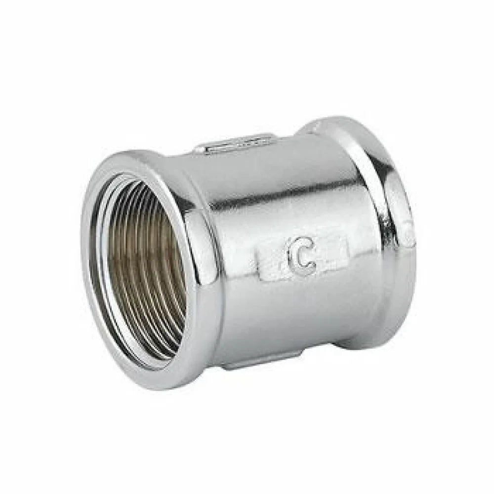 Manicotto ottone cromato d.1/2  b08lvjs5hz