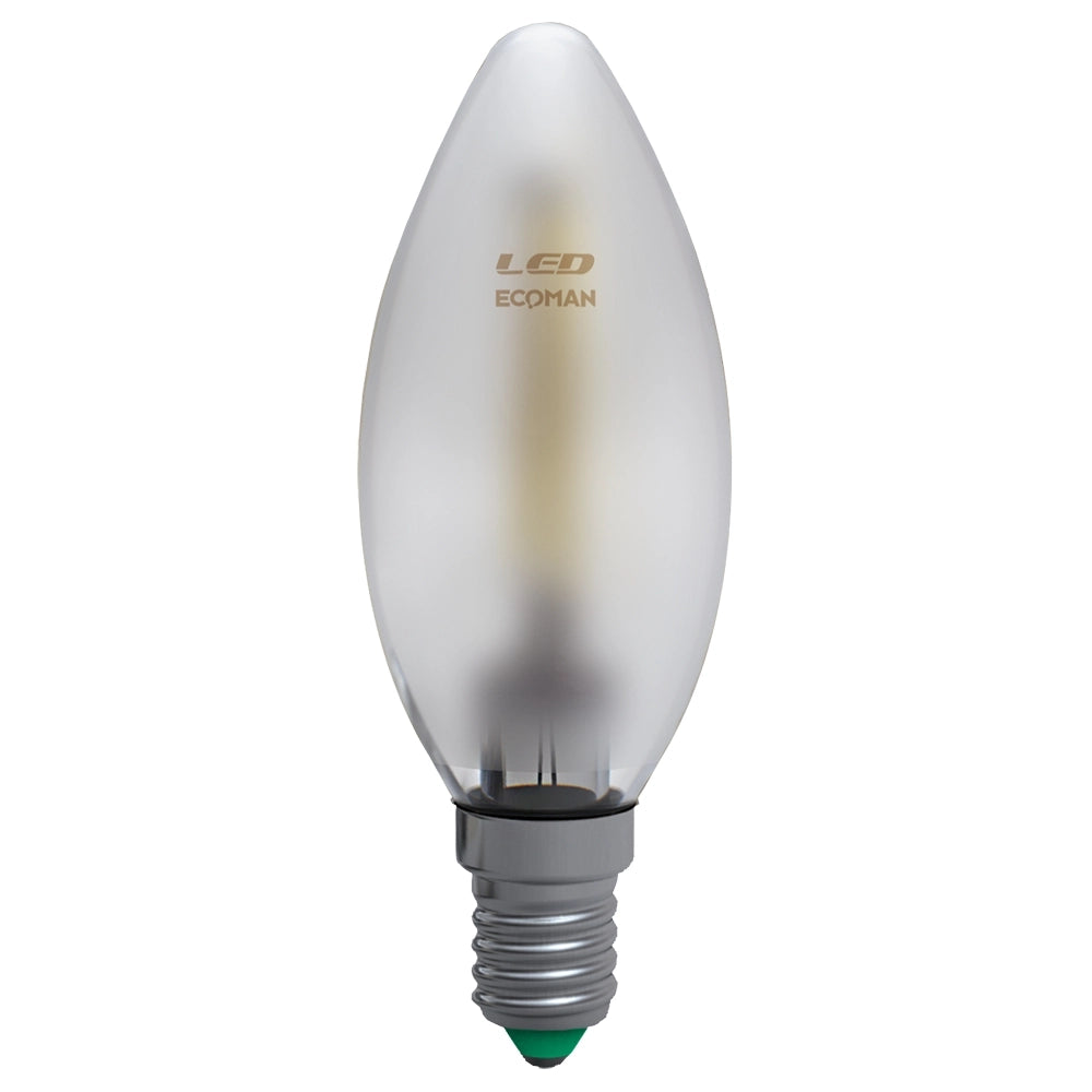 Lampadina LED filo Satinata 4W E14