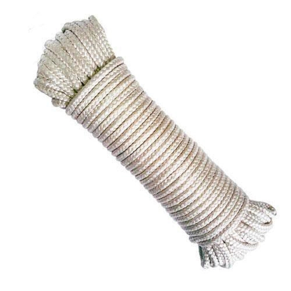 Trade Shop - Corda Fune Nylon Multiuso Intrecciata Nautica Lunghezza 20m Diametro 4mm -
